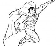 Coloriage Superman Héro à colorier