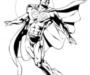Coloriage Superman &agrave; t&eacute;l&eacute;charger