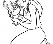 Coloriage Jane et Le Petit Terk