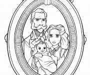 Coloriage Jane et sa Famille