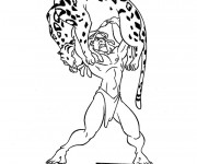 Coloriage et dessins gratuit Tarzan Bande dessinée à imprimer