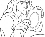 Coloriage Tarzan confus