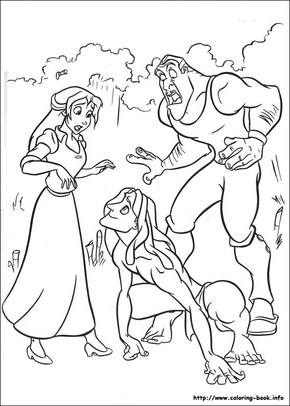 Coloriage et dessins gratuits Tarzan légendaire à imprimer
