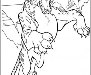 Coloriage Tarzan Sabor m&eacute;chant