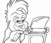 Coloriage Tarzan Terk comique