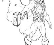 Coloriage et dessins gratuit Le tout puissant prince d'Asgard à imprimer