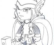 Coloriage Petit prince Thor
