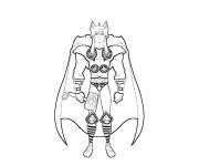 Coloriage Portrait de Thor originale