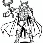 Coloriage Pour les fans de Thor