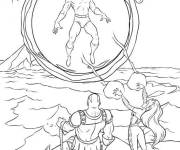 Coloriage Thor dans la 9eme galaxie