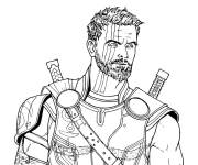 Coloriage Thor du film de superh&eacute;ros