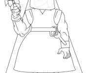 Coloriage et dessins gratuit Thor en mari&eacute;e à imprimer