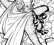Coloriage Thor le Tonnerre