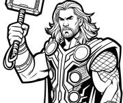 Coloriage Thor pour ce1