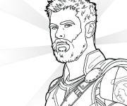 Coloriage Thor Ragnarok