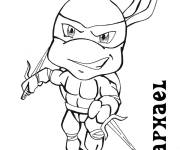 Coloriage Chibi Raphael
