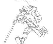Coloriage Donatello  Ninja Tortue Teenage Mutant