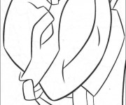 Coloriage Visage de Raphael Tortue Ninja