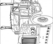 Coloriage Camion Transformers