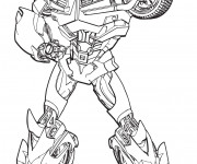 Coloriage Transformers Bumblebee en vecteur