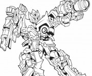 Coloriage et dessins gratuit Transformers Crosshairs à imprimer