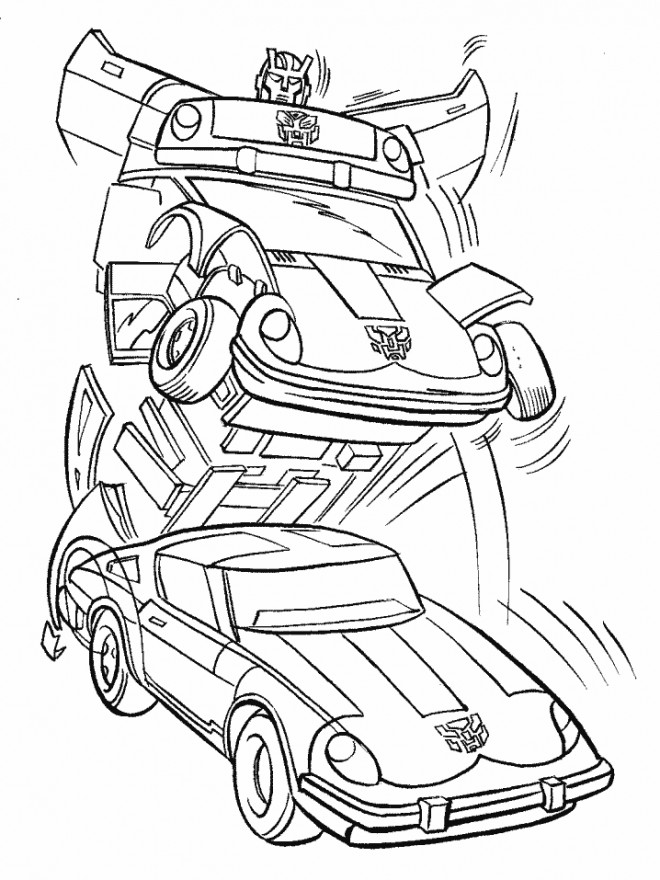 Coloriage Transformers gratuit à imprimer