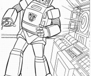 Coloriage Transformers facile