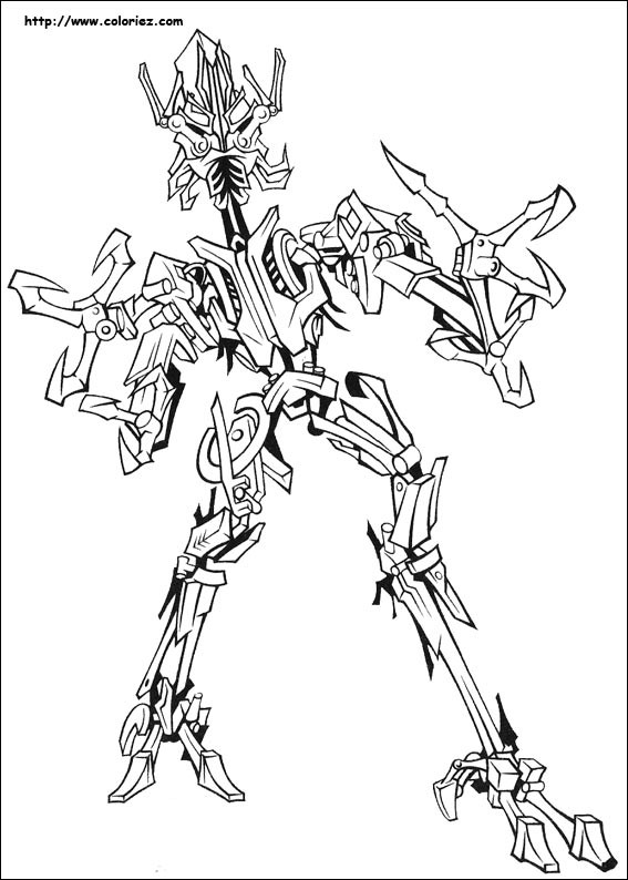 Coloriage et dessins gratuits Transformers Fallen à imprimer