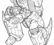 Coloriage Transformers magique