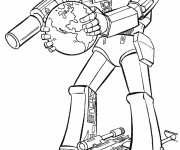 Coloriage Transformers maternelle