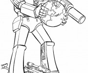 Coloriage Transformers protecteur de La Terre