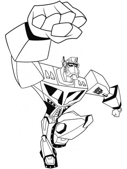 Coloriage et dessins gratuits Transformers Ratchet à imprimer