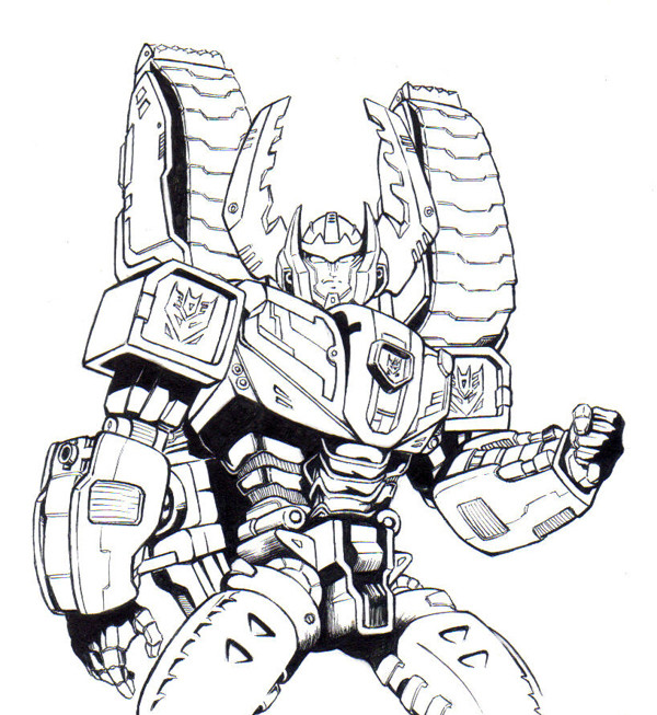 Coloriage Transformers Starscream dessin gratuit à imprimer
