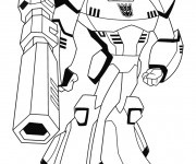 Coloriage Transformers stylis&eacute;