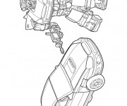 Coloriage Transformers V&eacute;hicules