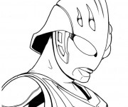 Coloriage Ultraman Héro