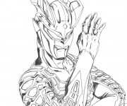 Coloriage Ultraman Monstre