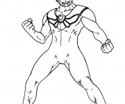 Coloriage Ultraman Personnage