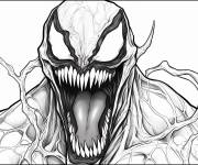Coloriage L'horrible Venom &agrave; impri