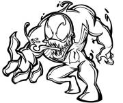 Coloriage Le m&eacute;chant Venom
