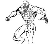 Coloriage et dessins gratuit Le sombre mood de Venom à imprimer