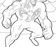 Coloriage Personnage Venom du monde Marvel