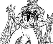 Coloriage Venom attrap&eacute;