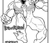 Coloriage venom en ligne