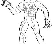 Coloriage Venom en mode robot pour enfants