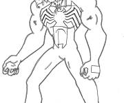 Coloriage Venom Personnage