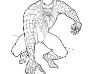 Coloriage et dessins gratuit Venom pr&ecirc;t &agrave; attaquer à imprimer
