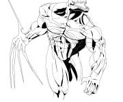 Coloriage Venom qui vous fait peur