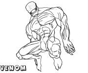 Coloriage Venom vous regardant