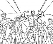 Coloriage Super Héros Film X Men